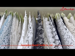 Vải ren thời trang đa dạng phù hợp may váy, may gia công trang phục.