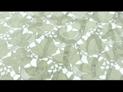 Guipure Cắt Bông Vải Ren Viền Thêu 3D Hoa Thiết Kế Viền Ren