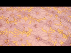 Dây Guipure hòa tan trong nước Dây cô dâu cho vải buổi tối Nigeria