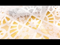 Vải ren hòa tan trong nước Vải ren hóa học hoa Pháp cho trang phục