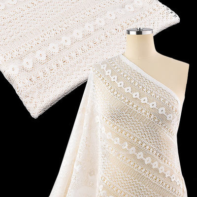 Vải renda mới Châu Phi Guipure Vải renda hòa tan trong nước mềm